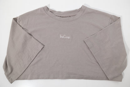 Coop Signature - Dark Grey Women’s Cropped Tee